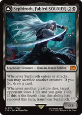 x1 Sephiroth, Fabled SOLDIER / Sephiroth One-Winged Angel FIN MTG 115 MYTHIC 1x picture
