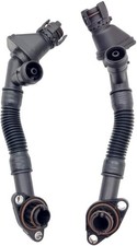 New Set of 2 PCV Crankcase Vent Hoses LH RH for BMW N63 550i 650i 750i X5 Fast S picture