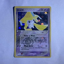Pokémon TCG Jirachi Reverse Holo Rare 8/101 EX Hidden Legends English NM CLEAN picture