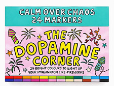 Calm Over Chaos Dopamine Corner 24 Alcohol Markers Dual Tip SOLD OUT Set picture