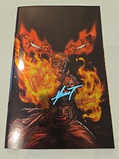 Final Boss #5 Exclusive Marat Mychaels Virgin Foil Variant  Signed W/ COA Image  picture