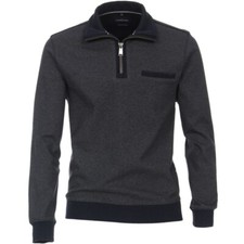 Casamoda Men's Sweatshirt Troyer 413572800 105 Blue picture