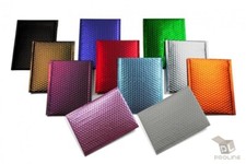 Any Size Color MATTE METALLIC Poly Bubble Mailers Mailing Padded Envelopes picture
