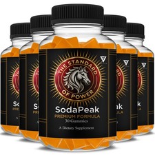 (5 Pack) Soda Peak Male Gummies, SodaPeak Support Supplement (150 Gummies) picture