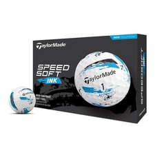 TaylorMade SpeedSoft Blue Ink Golf Balls 2 Dozen 24 Balls Brand New picture