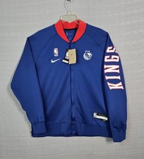 Nike Sacramento Kings Jacket Large Mens Blue Red White City Edition NBA picture