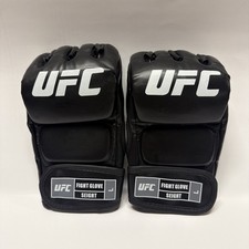 UFC MMA Fight 2 Gloves Black One Pair For Autographs Ship from USA picture