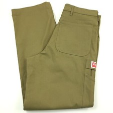 $495 KENZO Paris Logo Patch Dark Khaki Green Carpenter Pants Mens Size 30 picture