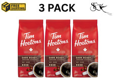 Free Shipping Tim Hortons Dark Roast Ground Coffee 100% Arabica Pack of 3 picture