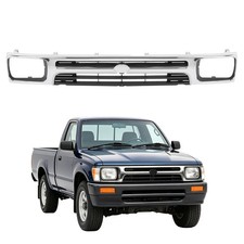 Fits 1992-1995 Toyota Pickup Grille Chrome Shell w/ Black Insert #5311135070 picture