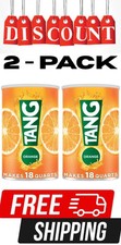 2 PACK - Tang Drink Powder, Orange 58.9 oz - Makes 22 Quarts (Total 117.8 Oz ) picture