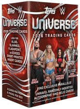 2026 Topps Universe WWE Value Blaster Box 6 Packs 36 Cards Factory Sealed picture