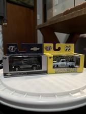 M2 Machines Lot of 2 Chevrolet Silverado 1979 Mooneyes & 1992 Blazer c1500 picture