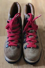 Vintage 70s 80s NOS JC Penney Brown Suede Leather Hiking Mountain Boots 6.5... picture