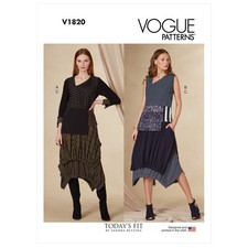 Vogue V1820 Sewing Pattern Women Sizes A-J Top Skirt Sandra Betzina picture