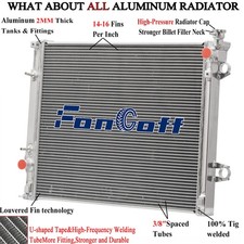 3 ROW Aluminum Radiator fit 2005-2015 Toyota Tacoma 2.7L L4 4.0L V6 AT DPI2802. picture