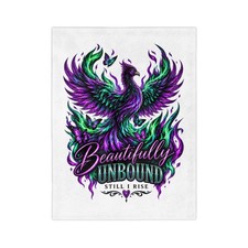 Beautifully Unbound Phoenix Velveteen Microfiber Blanket picture