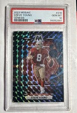 2023 Panini Mosaic - Steve Young #218 Genesis Mosaic Prizm picture
