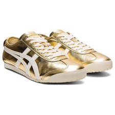New Authentic Onitsuka Tiger MEXICO 66 THL7C2-9401 GOLD WHITE 1183B566-201 picture
