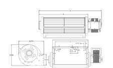 Rotom R7-RB79 Fireplace Blower for Hunter F125H, HWF30, HDV30 picture