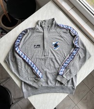 1990’s ASICS U.C. SAMPDORIA ORIGINAL VINTAGE ASICS FOOTBALL SWEATSHIRT ZIP 1/4 picture