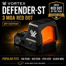 Vortex Defender-ST 3 MOA Red Dot DFST-MRD3 DPP SIG P320 P226 P211-GTO Glock MOS picture