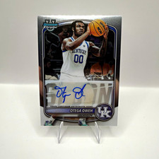 Topps 2025-26 Bowman Chrome Otega Oweh RC Auto CPA-OO Kentucky Wildcats picture