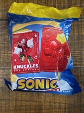 Wendy's Sonic the Hedgehog Cards & Knuckles Card Case Toy 2026 (UNOPENED) picture