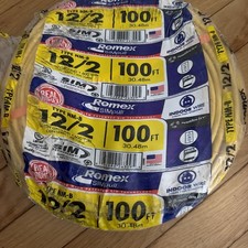 NEW - Southwire 12/2 100ft 600V Indoor Wire Copper UF-B Cable w/Ground Wire picture