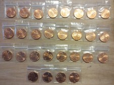 LINCOLN SHIELD CENT SET ALL 28 COINS 2010 P & D through 2023 P & D UNCIRCULATED picture