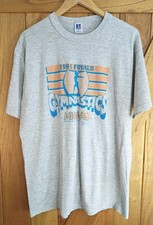 Vintage 1991 Gymnastics Finals Michigan T Shirt Size XL picture
