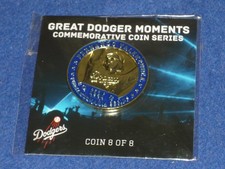 LA Dodgers Fernando Valenzuela Great Dodger Moments Commemorative Coin #8 of 8 picture