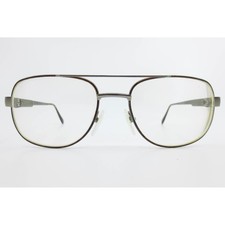 Safilo Elasta 3069 TU7 Aviator Eyeglasses Frames Gunmetal Gray Italy 55-18-140 picture