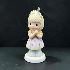 Vtg. Precious Moments 928534 I Am A Bee-liever Girl Bee Figurine 2001 Enesco picture
