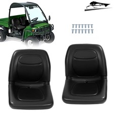 #VG12160 Black Seats For John Deere Gator TX 4X2 HPX 4X4 6X4 TRAIL TH 6X4 550 picture