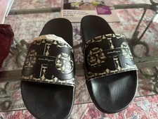 Mens Authentic Ferragamo NWB slides Groove 10 Italy picture