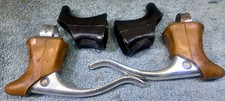 used, FC, Campagnolo Nuovo Record Brake Levers, & 2 sets of Hoods, L'Eroica picture