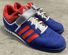 Adidas Powerlift 2 Weightlifting Shoes Men’s 8 USA Red White Blue G96435 GUC picture