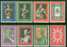 [OOS] Vatican #Mi0412-Mi419 MH 1962 Christian Virtues EcumenicalCouncil[345-352] picture