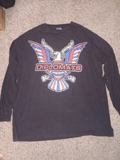 VINTAGE DIPLOMATS DIPSET HARLEM WORLD LONG SLEEVE RAP T-SHIRT sz 3XL picture