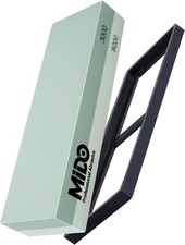 Knife Sharpening Stone Dual Grit 3000 8000 Whetstone Silicone Carbide Non Slip B picture