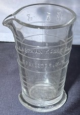 Vintage Eastman Kodak Co Photographic 4oz Measuring Beaker Glass Rochester N.Y. picture