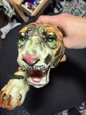 VTG Mid Century Ceramic Tiger Figurine. 1950s-1960s Japan.  11