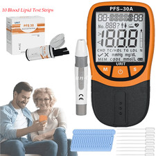 5-in-1 Home Cholesterol Test Kit Blood Lipid Triglycerides Monitor Fast Results picture