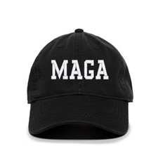 MAGA Make America Great Again Embroidered Baseball Cap Cotton Adjustable Dad Hat picture