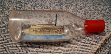 Rare Walt Disney Mark Twain Riverboat Ship in a Bottle Souvenir Collectable picture