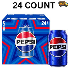 Pepsi Cola Soda Pop, 12 fl oz, 24 pack Cans -  picture