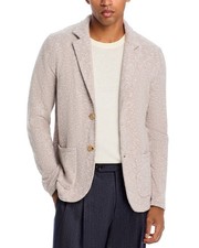 $898 NWT Maurizio Baldassari Winter Mouliné Wool & Cotton Sweater Jacket IT 48/S picture