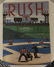 RUSH FIFTY SOMETHING TOUR 9/12/26 BOSTON TD GARDEN 2026 FOIL POSTER 29/100 picture