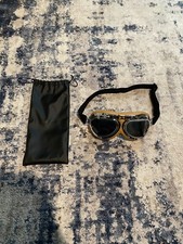 Evomosa Vintage Pilot/Motorcycle Goggels  picture